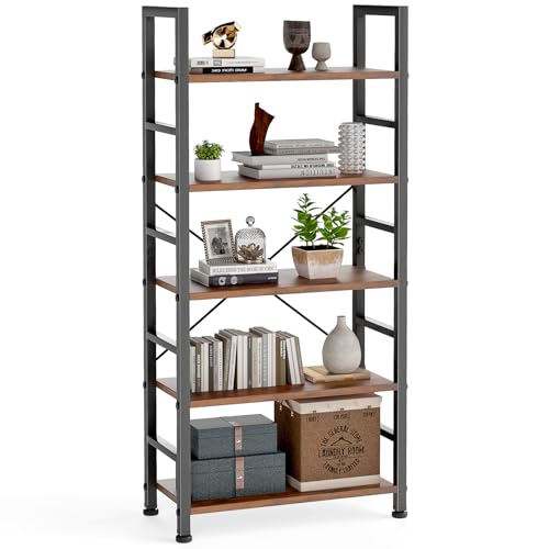 DUMOS 5 Tiers Bookshelf