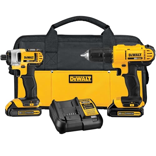 DEWALT 20V MAX Cordless Drill and Impact Driver