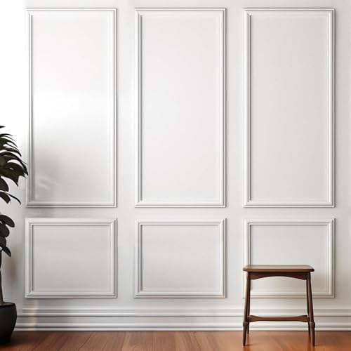TRAIN2 ART 6 Sets Pre-Cut Wall Molding Kit