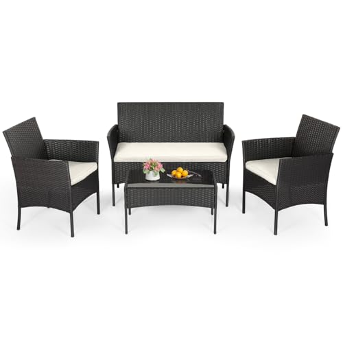 FDW 4-Piece Patio Furniture Set