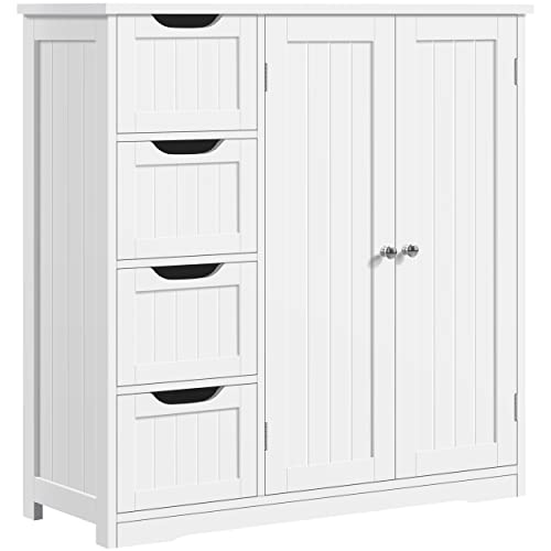 Yaheetech Wooden Bathroom Floor Cabinet