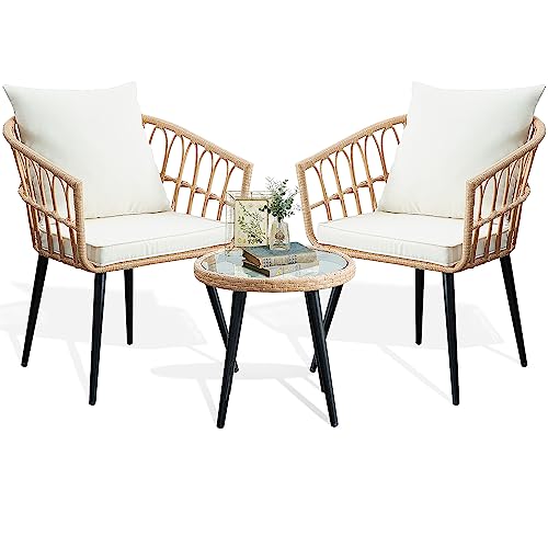 PORWEY 3 Piece Patio Bistro Set