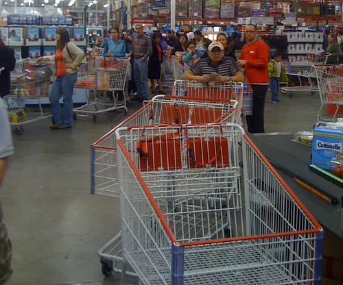 Long Lines at Costco