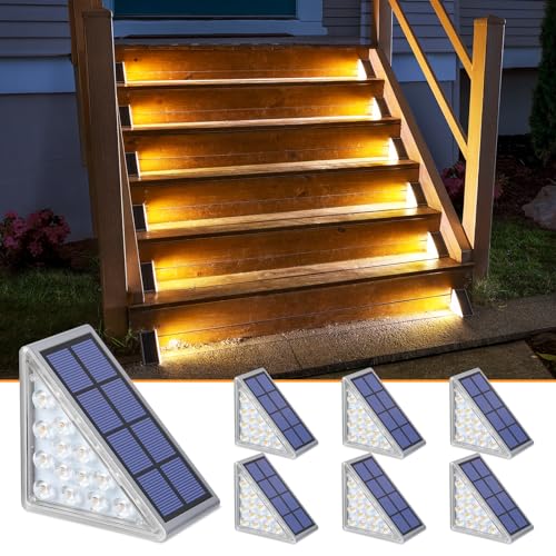 NIORSUN 6 Pack Solar Step Lights
