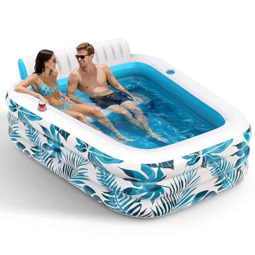 JCLEAL Inflatable Pool for Adults