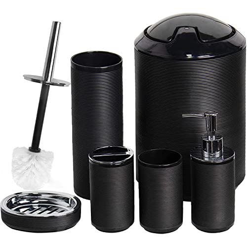 CERBIOR Bathroom Accessories Set 6 Piece Bath Ensemble