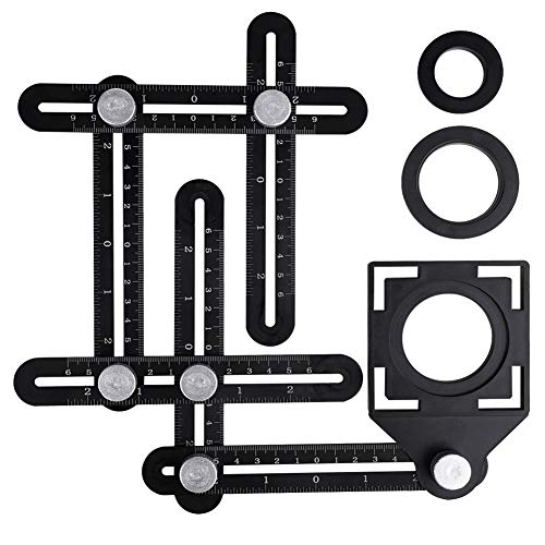Aluminum Alloy Multi-Function six-fold Ruler Angle Finder
