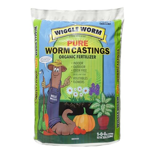 Wiggle Worm 100% Pure Organic Worm Castings Fertilizer