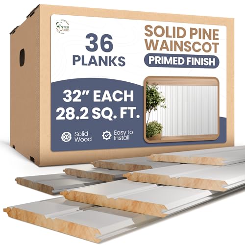 Interwood Wainscot Reversible Beadboard – Primed Tongue & Groove