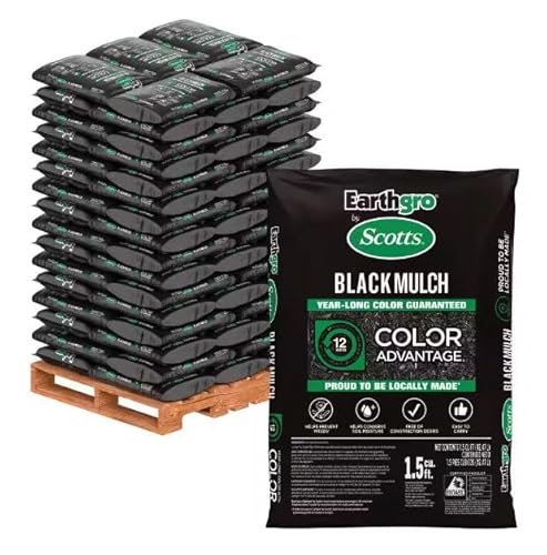 Lot of 6 Bags Scotts Black Mulch