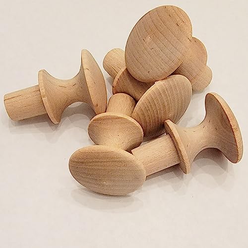 Pinehurst Crafts Unfinished Wood Shaker Drawer Pull Knobs