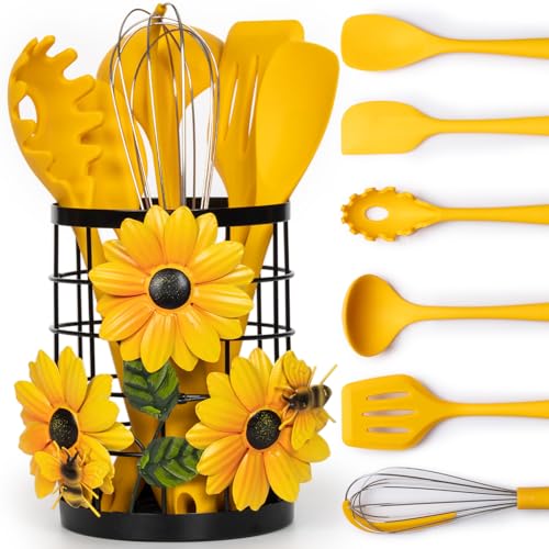 Sunflower Utensil Caddy