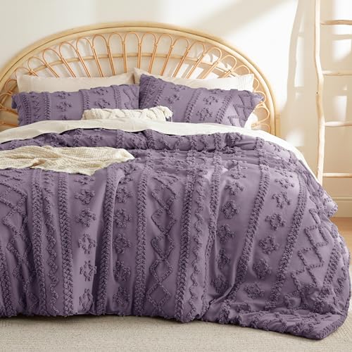 Bedsure Tufted Boho Comforter Set