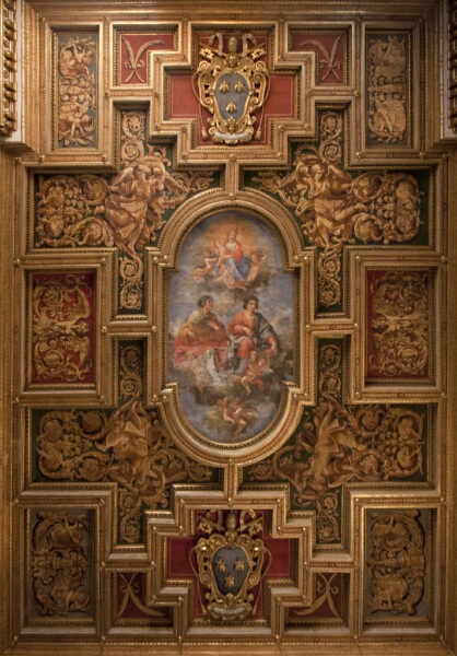 Ceiling of SS Cosma e Damiano
