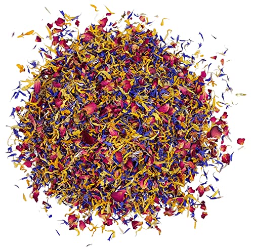 Spring Flower Blend – Edible flowers - Rose, Cornflower and Marigold