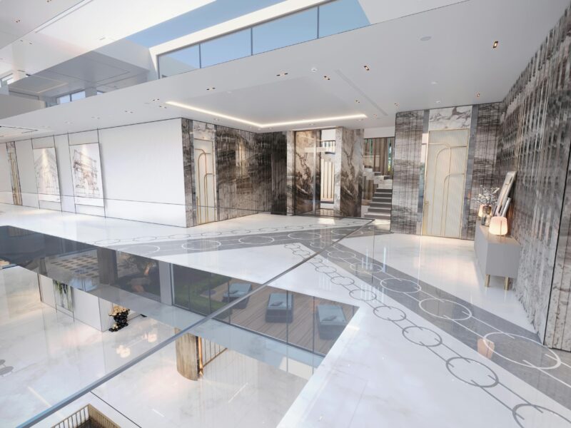 Modern luxury interior with elegant decor
