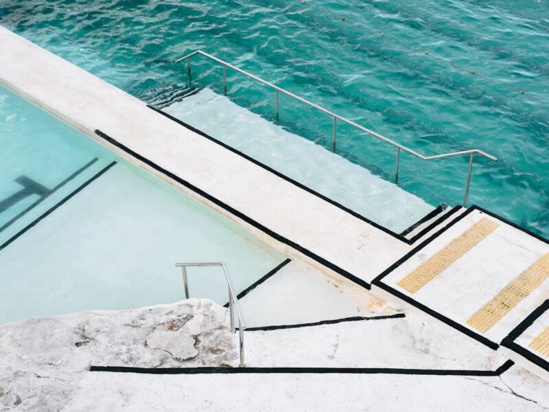 Indoor swimming pool at daytime