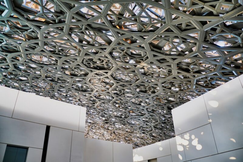 Architectural naked ceiling