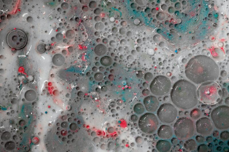 Water droplets on clear glass