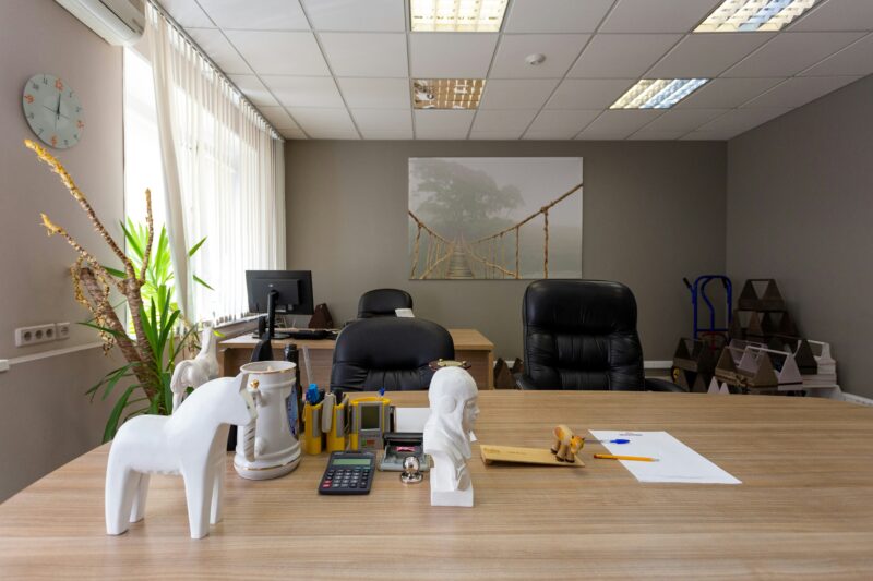 Office center with modern renovation