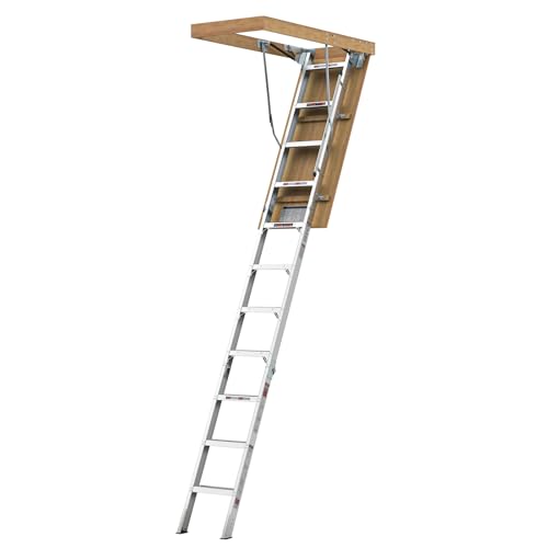 Vantic 10 Foot Aluminum Attic Ladder