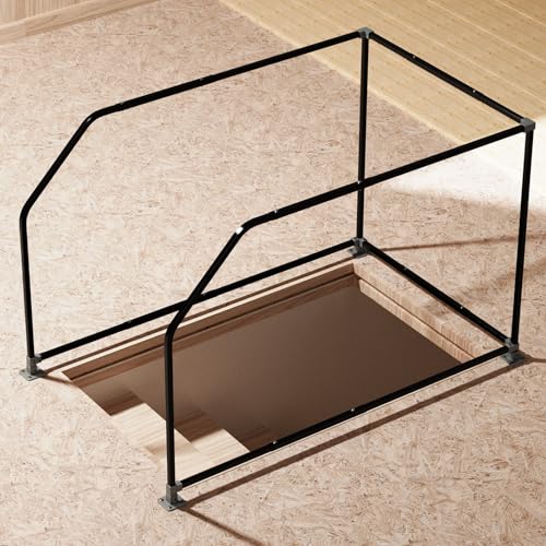 FETUSI Lift Attic Ladder Safety Railing