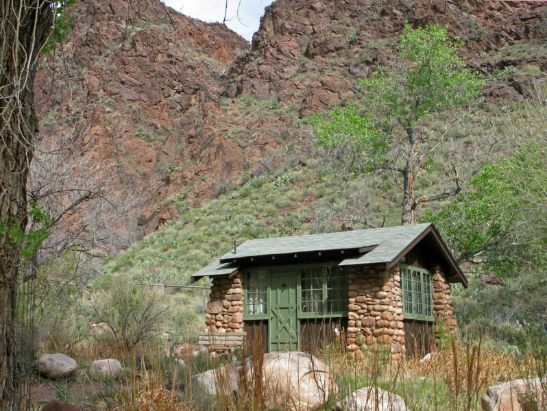 Phantom Ranch Cabin in Grand Canyon with rustic charm.