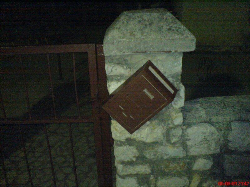 crooked mailbox