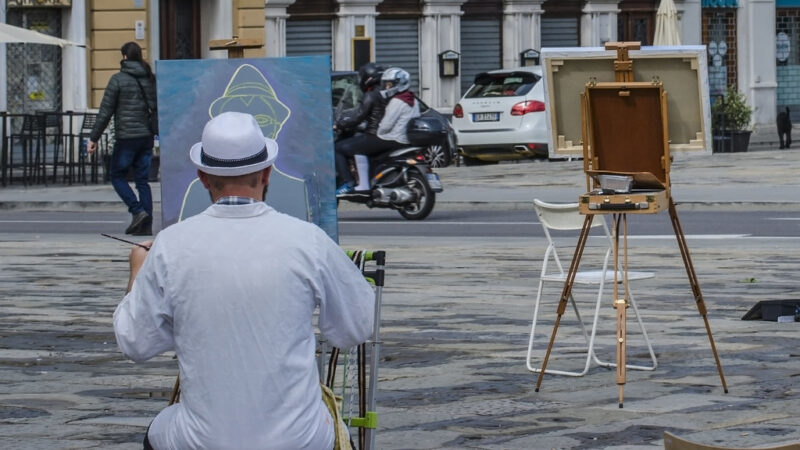 Open-air painting