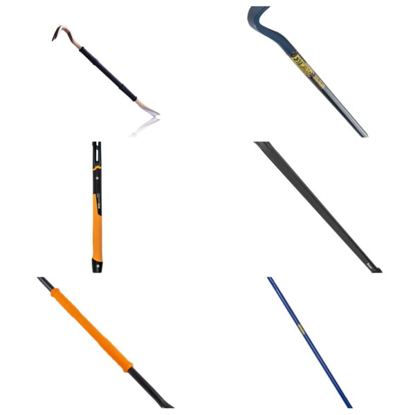 Spec Ops SPEC-D30PRY Tools 30" Wrecking Crowbar, Pry Bar Ends with Teardrop Nail Puller, High-Carbon Steel, 3% Donated to Veterans,Black/Tan