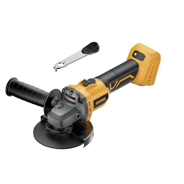 Angle Grinder 4-1/2" Brushless for Dewalt 20V Battery, 6 Variable Speed Power Grinder, Cordless Angle Grinder Power Tools For Cutting Grinding Polishing (Tool Only)