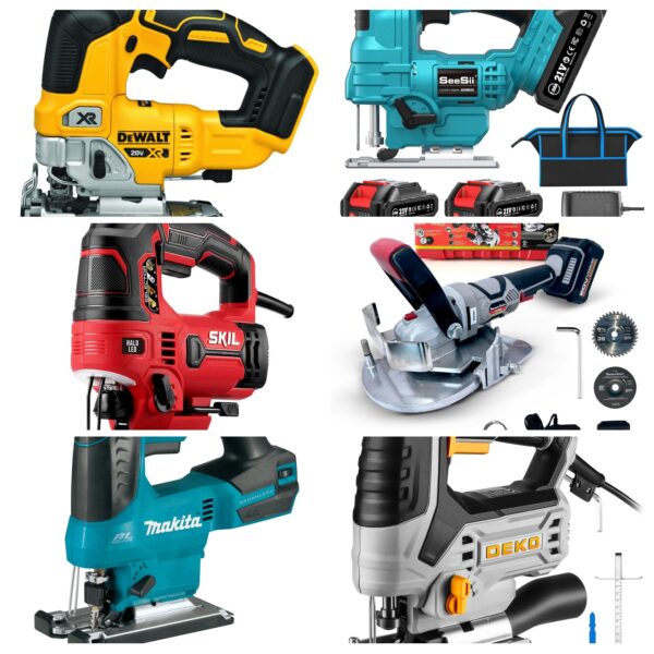 DEWALT 20V MAX XR Jig Saw, 3,200 Blade Speed, Cordless, Brushless Motor, LED Light, Bare Tool Only (DCS334B)