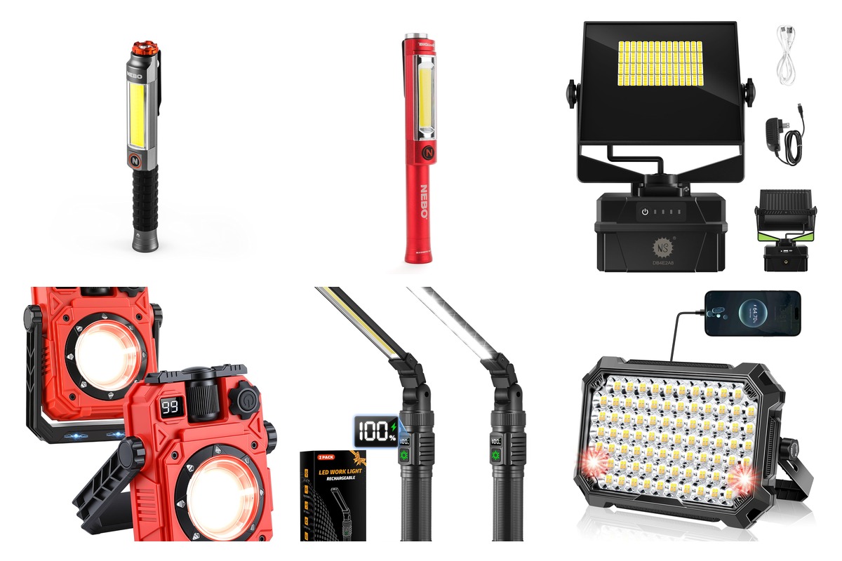 Best Rechargeable LED Work Lights for Nighttime Projects