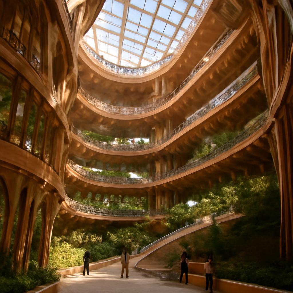 Bamboo Nexus: A Bio-Digital Haven concept image 2