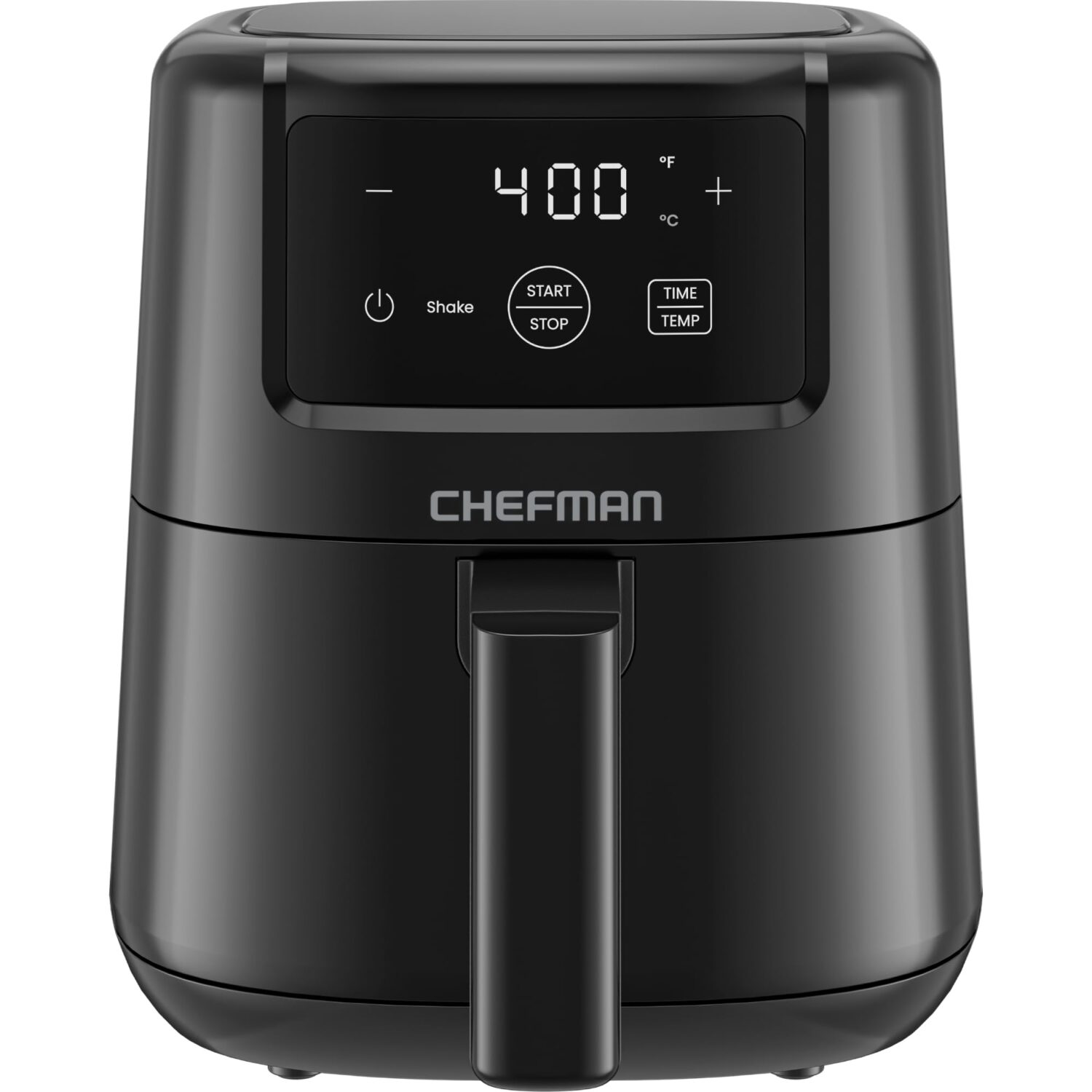 CHEFMAN 2 Qt Mini Air Fryer – Digital Space-Saving Compact Air Fryer with Nonstick and Dishwasher Safe Basket, Quick &amp; Easy Meals in Minutes, Features Digital Timer and Shake Reminder – Black