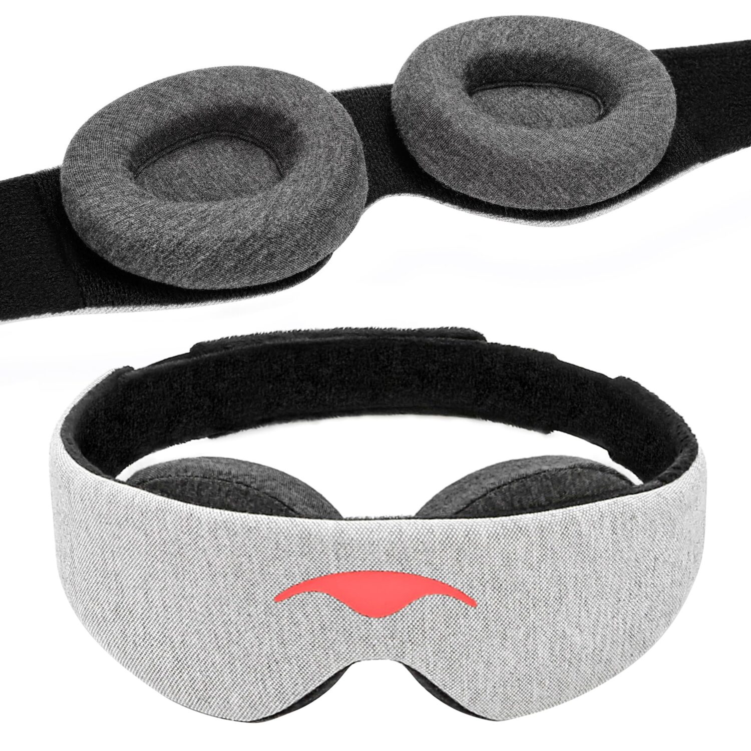 Manta Original Sleep Mask - Maximum Blackout Sleep Mask for Deep Sleep, Adjustable with Detachable Eye Cups, Zero Eye Pressure for Back &amp; Belly Sleepers, Ideal for Travel, Shift Work &amp; Daytime Sleep