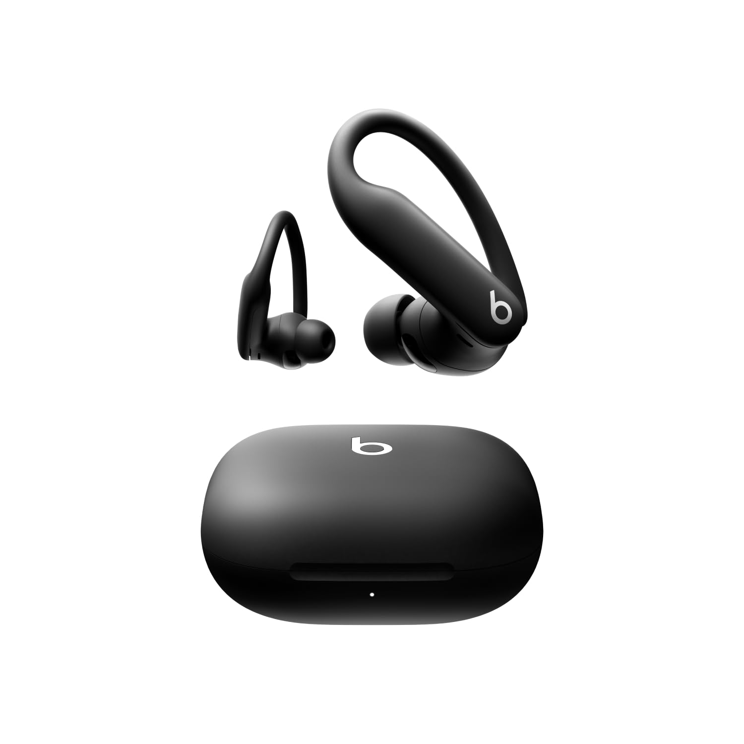 Beats Powerbeats Pro 2 - Wireless Noise Cancelling Workout Earbuds with Secure- Fit Earhooks, Up to 45-Hour Battery with Charging Case, Sweat &amp; Water Resistant, Heart Rate Monitoring - Jet Black