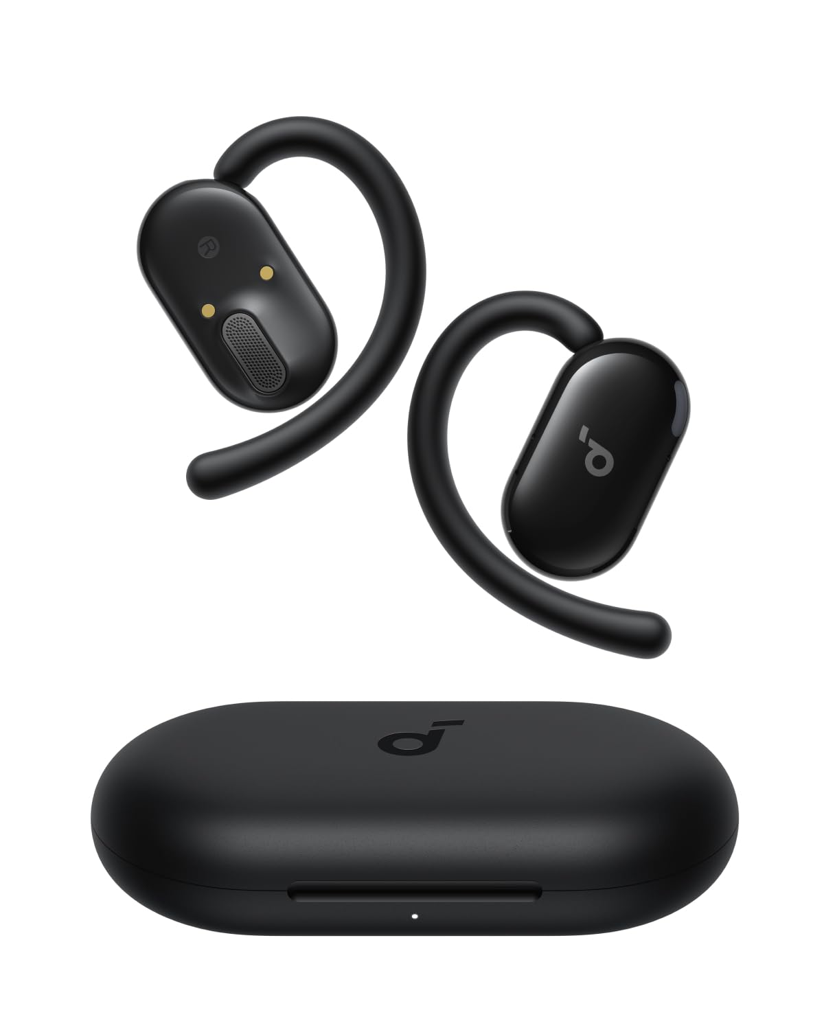 Soundcore V20i by Anker Open-Ear Headphones, Adjustable Ear Hooks, Ultra-Comfort, Snug Fit, Powerful Sound, Clear Calls, IP55, 36H Playtime, Bluetooth 5.4 Wireless Earbuds, Multipoint Connection