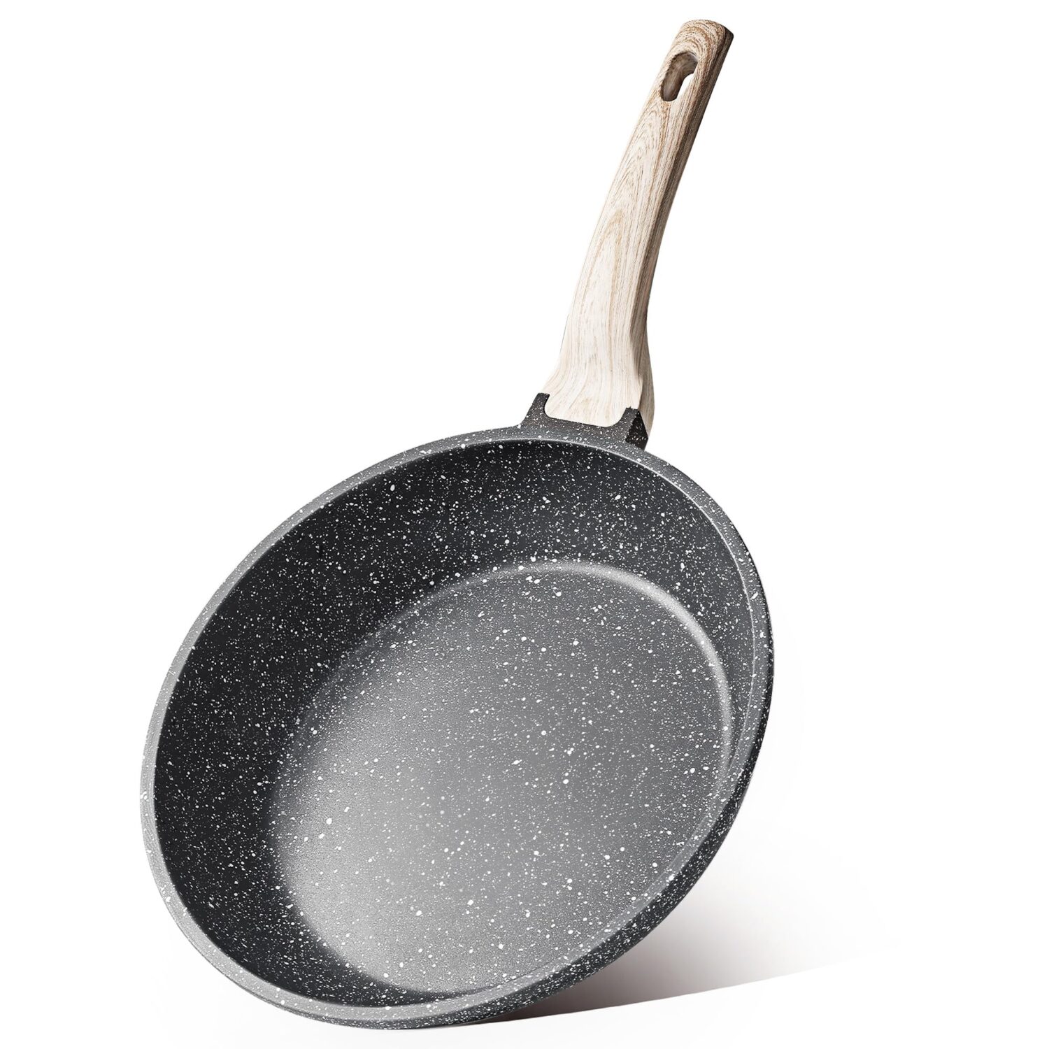 CAROTE Nonstick Frying Pan Skillet,Non Stick Granite Fry Pan Egg Pan Omelet Pans, Stone Cookware Chef