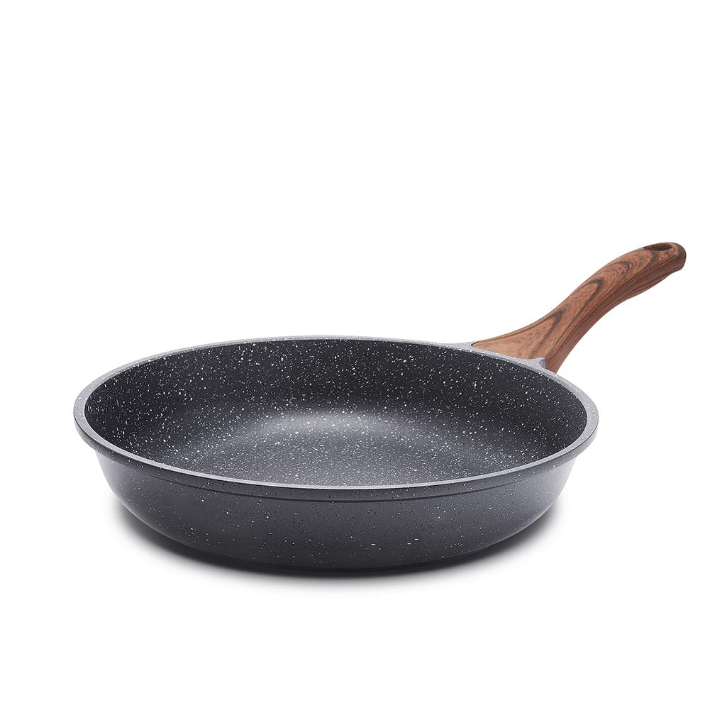 SENSARTE Nonstick Frying Pan Skillet, Swiss Granite Coating Omelette Pan, Healthy Stone Cookware Chef