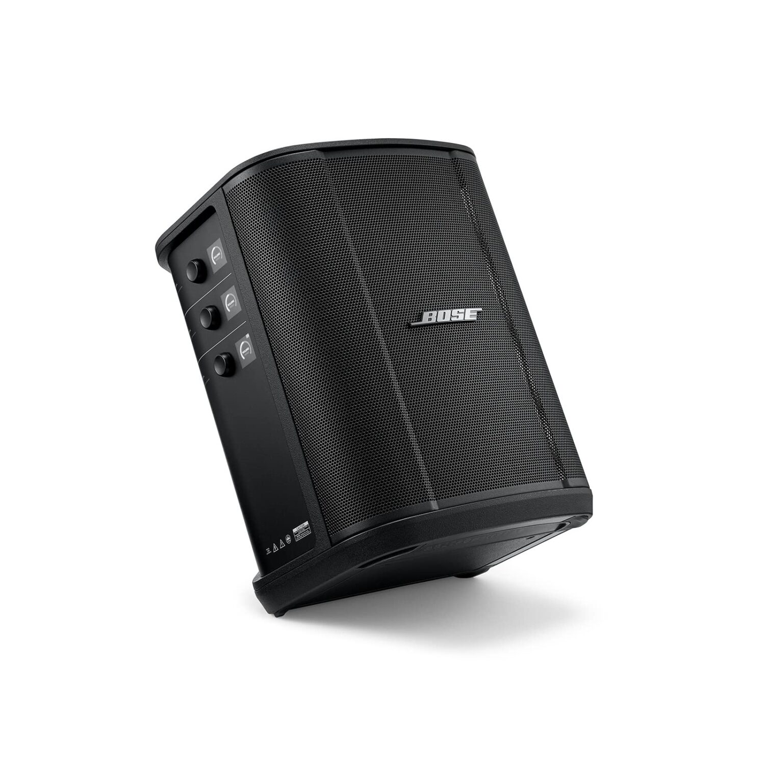 Bose S1 Pro+ All-in-One PA Speaker - Powered, Wireless PA System, Multiple Positioning Options, Ergonomic Carry Handle, Up to 11 Hours of Playtime, Black