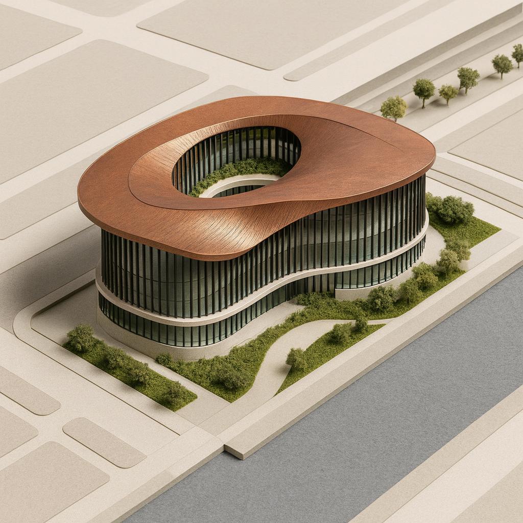 Chicago river edge industrial site Civic Canopy Study concept image 3