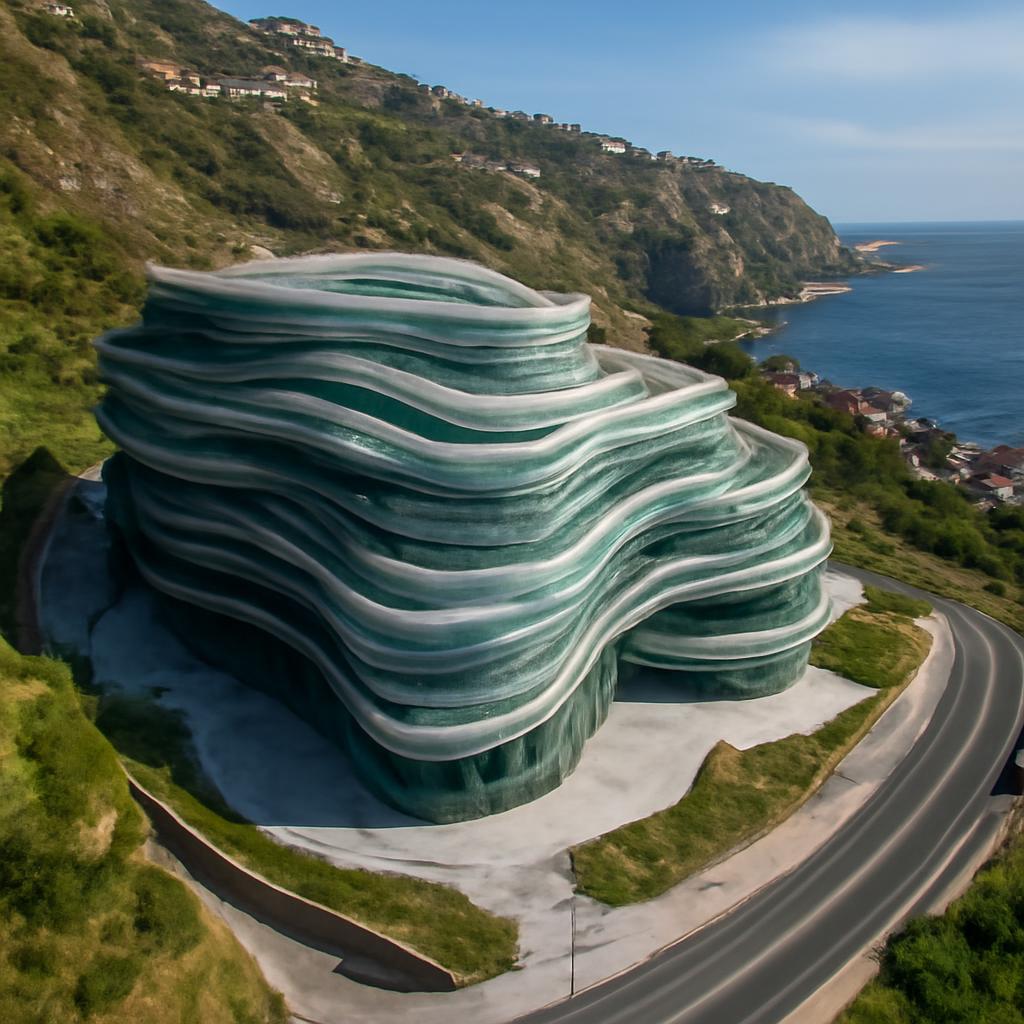 Cliffside Harmony: A Cultural Beacon in Madeira concept image 3