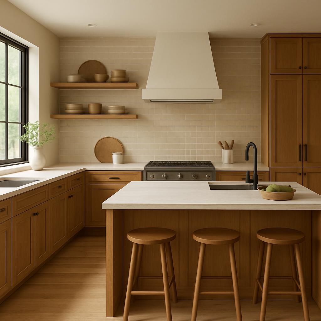 Kitchen Layout And Design Styles Ideas: Layout, Materials, Lighting, and Practical Details kitchen design inspiration image
