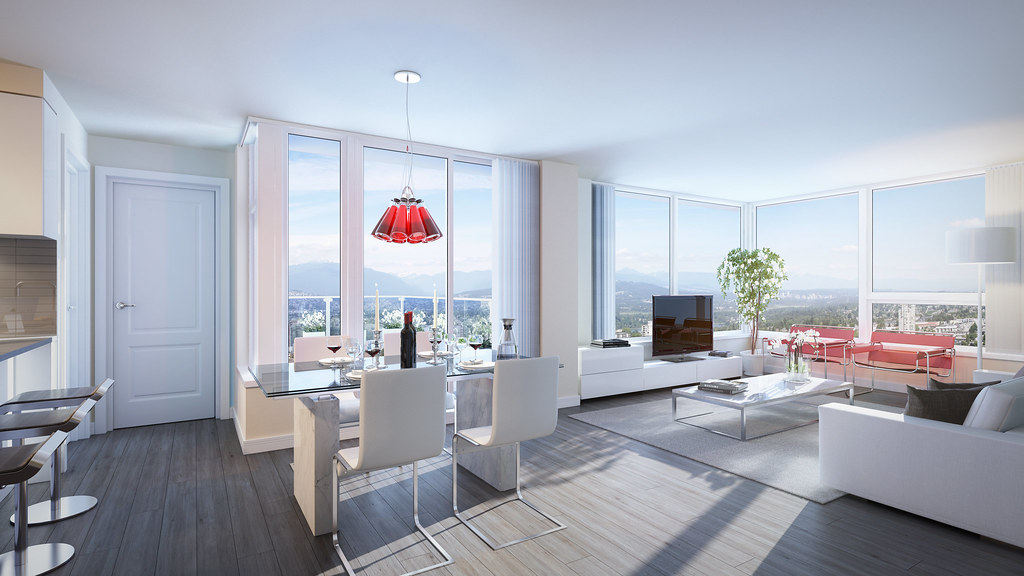 Living room layout with daylight and connected seating zone supports Navigating Material Transitions Between Rustic Kitchen and Living Areas by showing the clearance, material, lighting, or maintenance decision the section asks readers to evaluate.