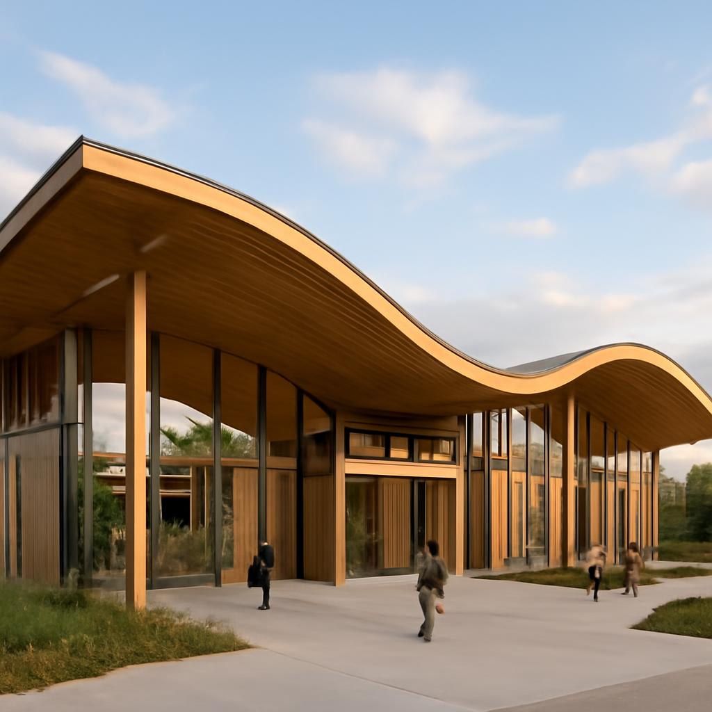 Timber Canopy Civic Hub concept image 1