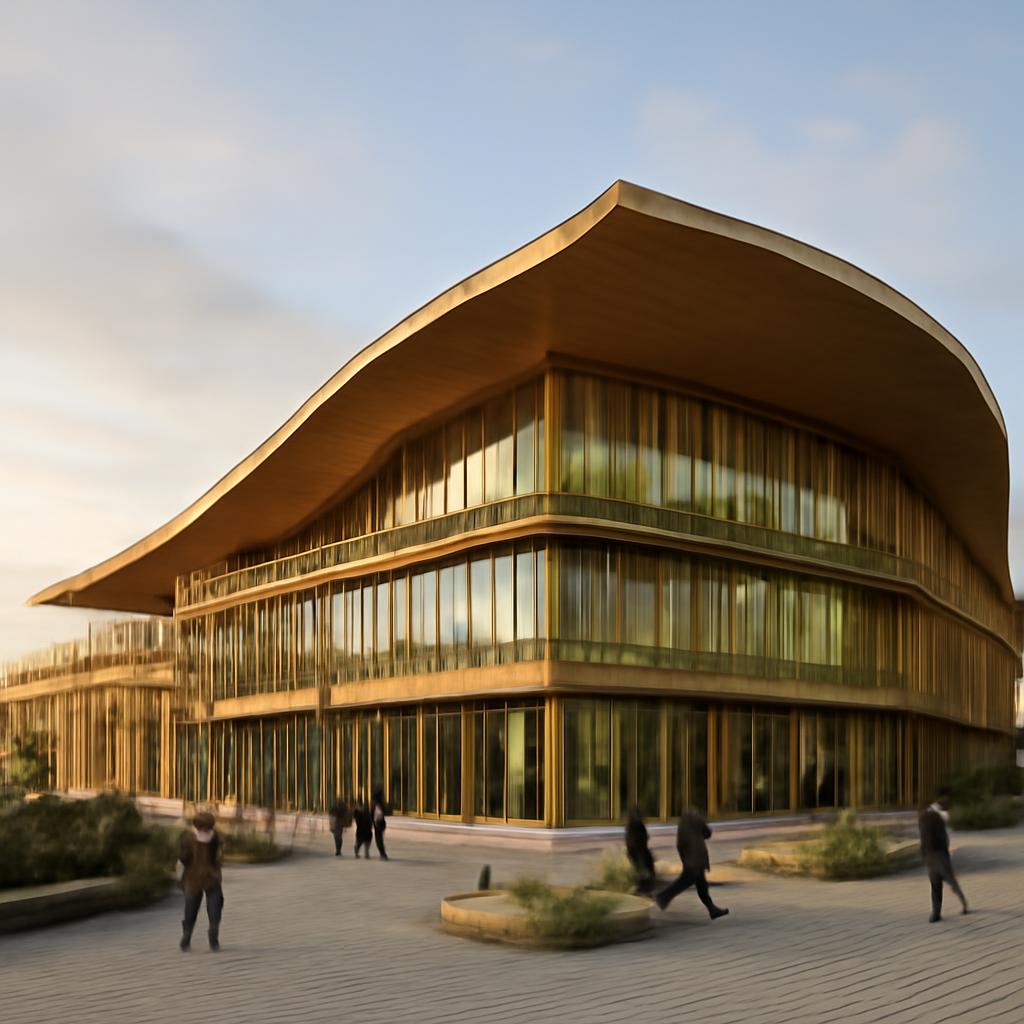 Timber Canopy Civic Hub concept image 1