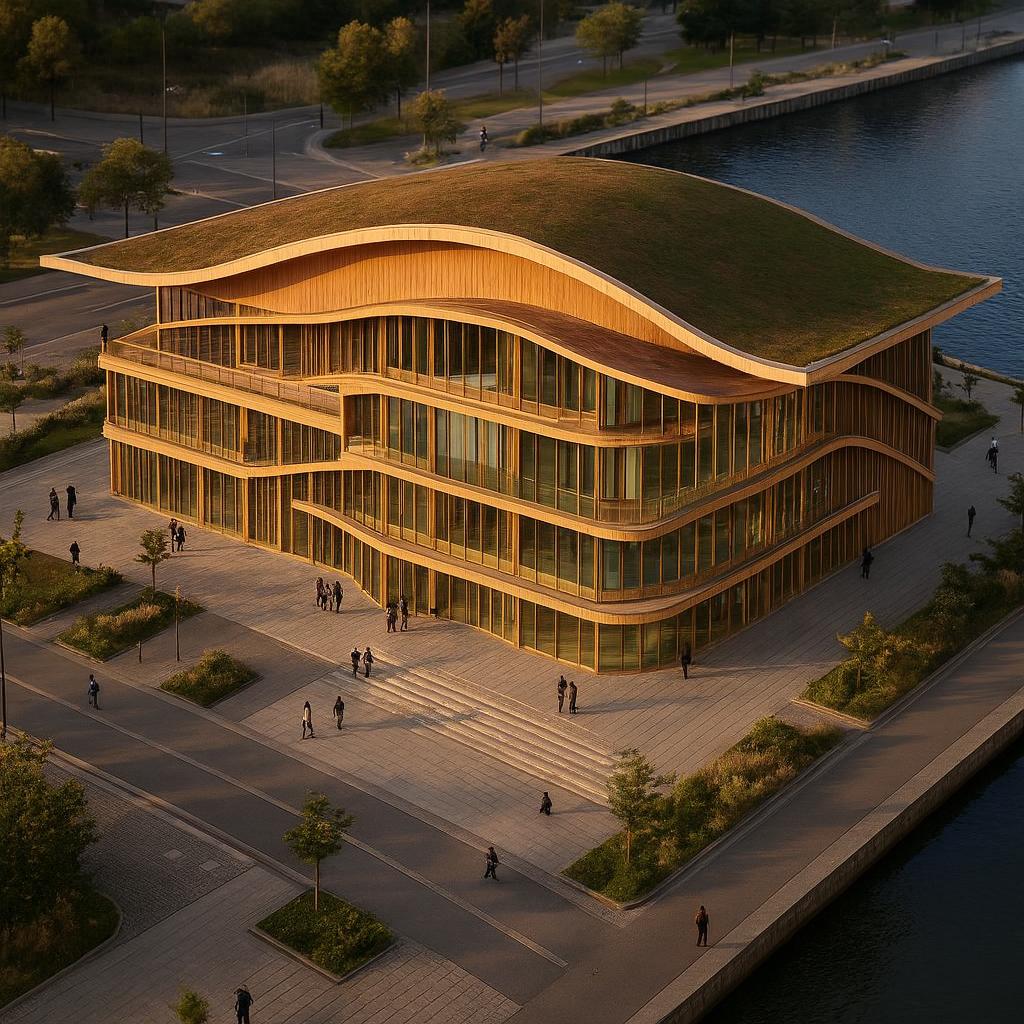 Timber Canopy Civic Hub concept image 3