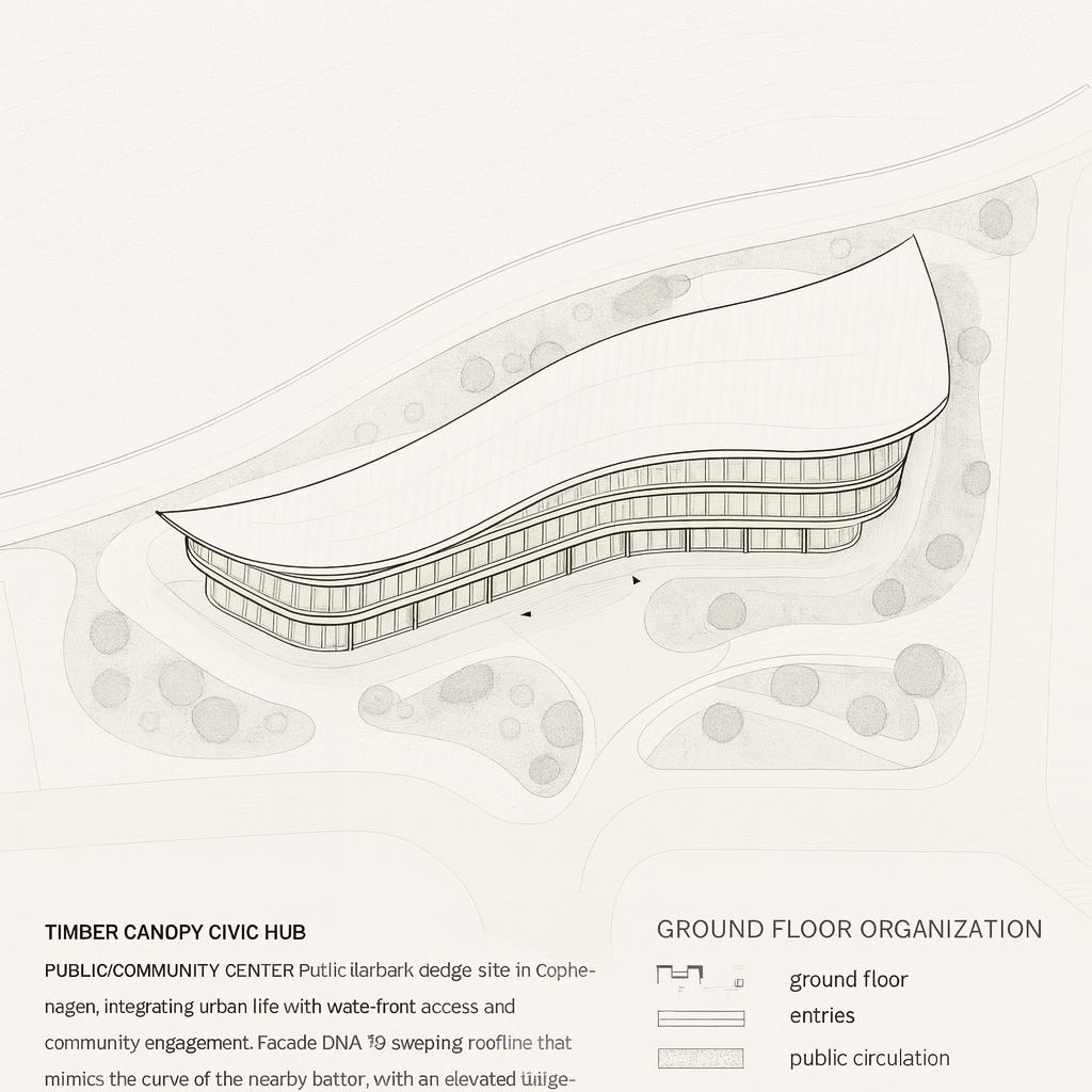 Timber Canopy Civic Hub concept image 4