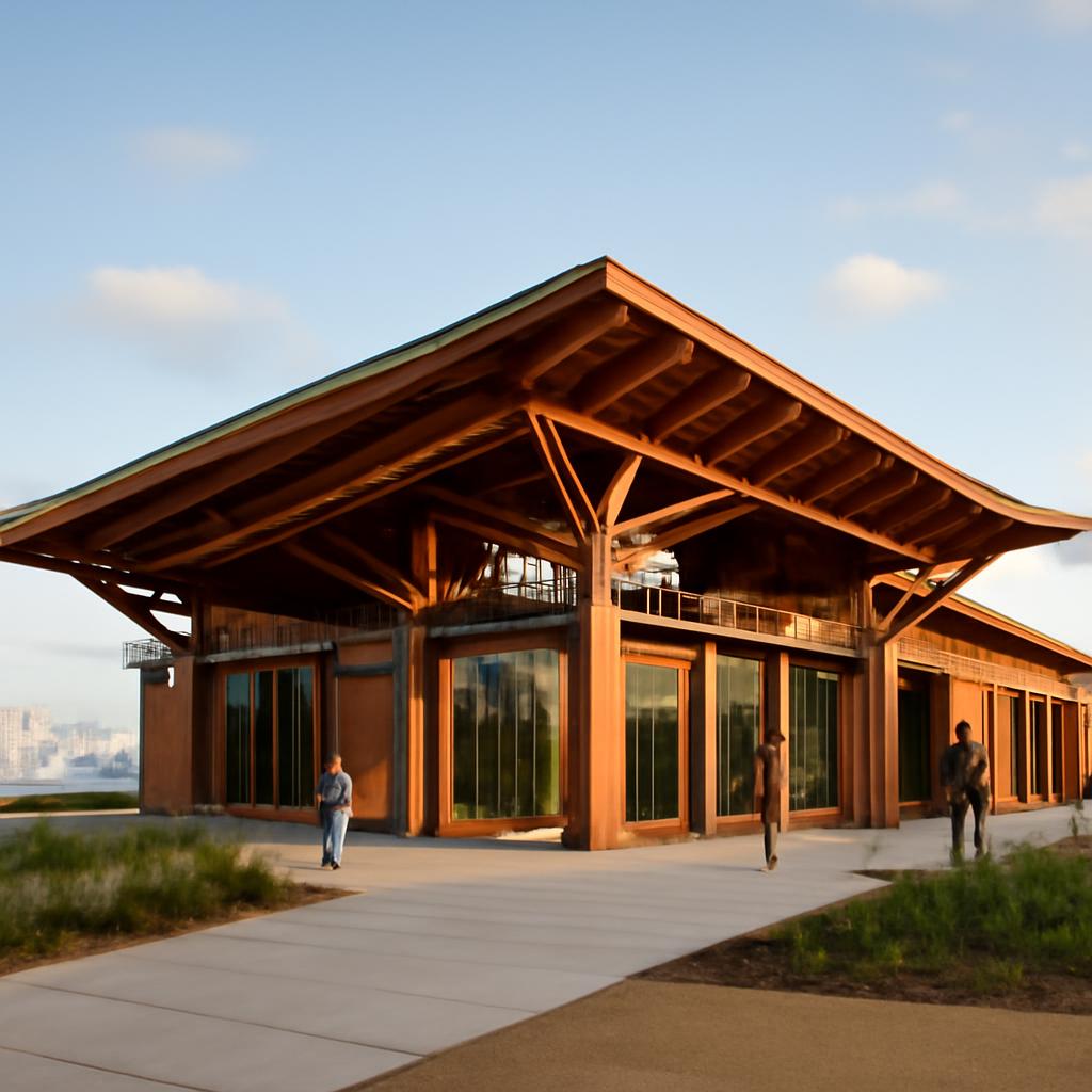 Timber Canopy Civic Pavilion concept image 1